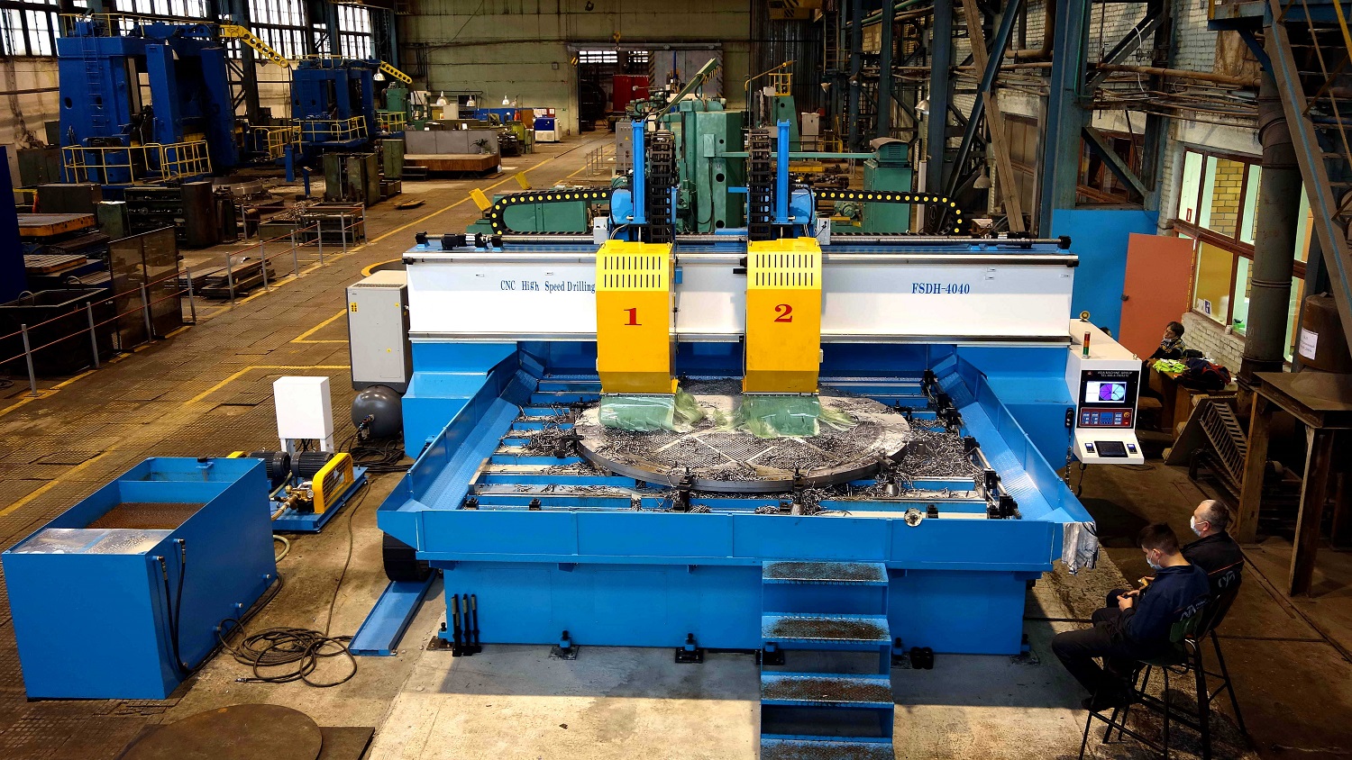 Gantry Type Fiber Laser Cutting CNC Machine