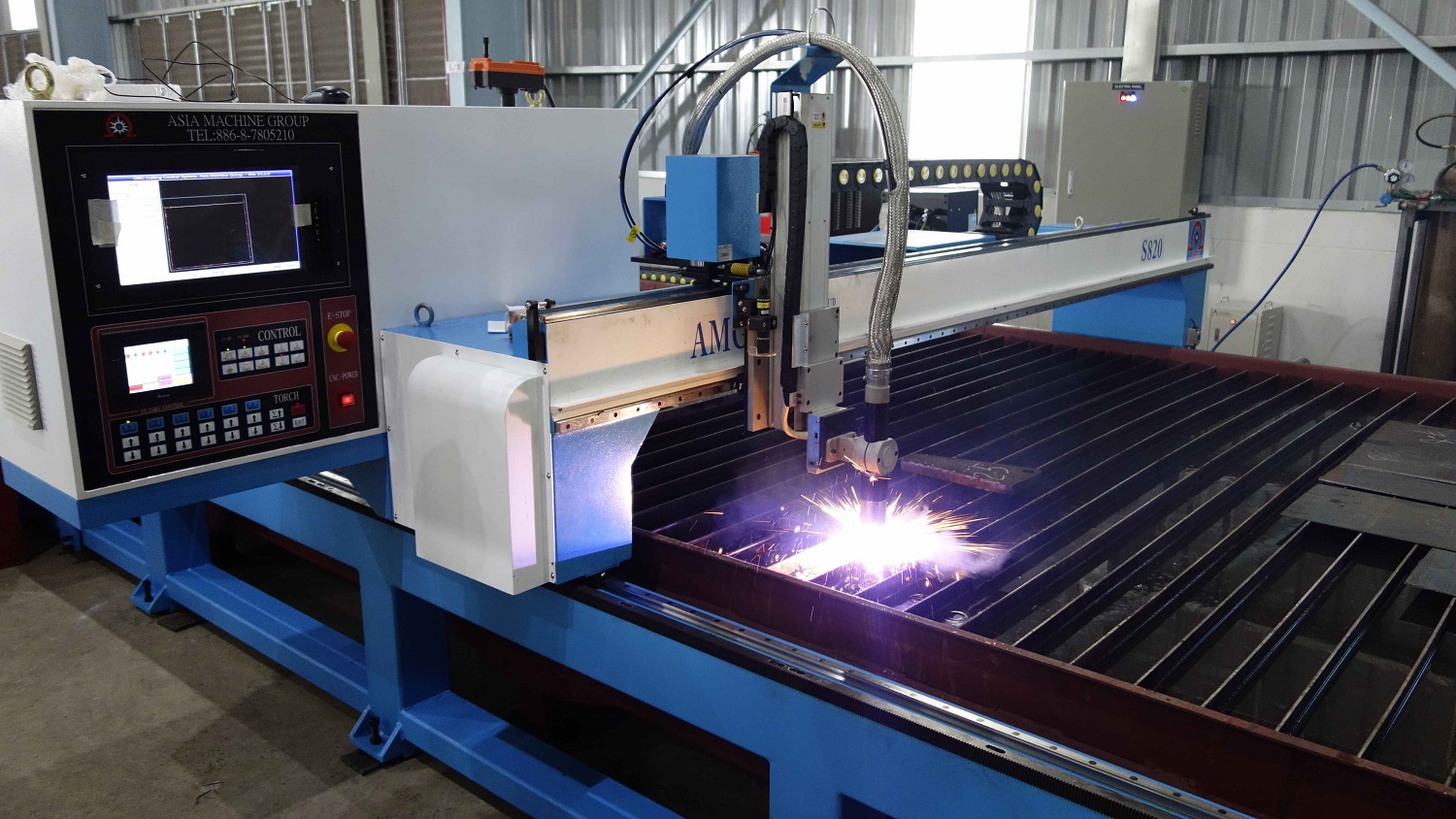Gantry Type Fiber Laser Cutting CNC Machine