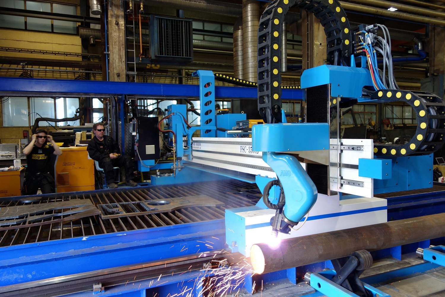 Gantry Type Fiber Laser Cutting CNC Machine
