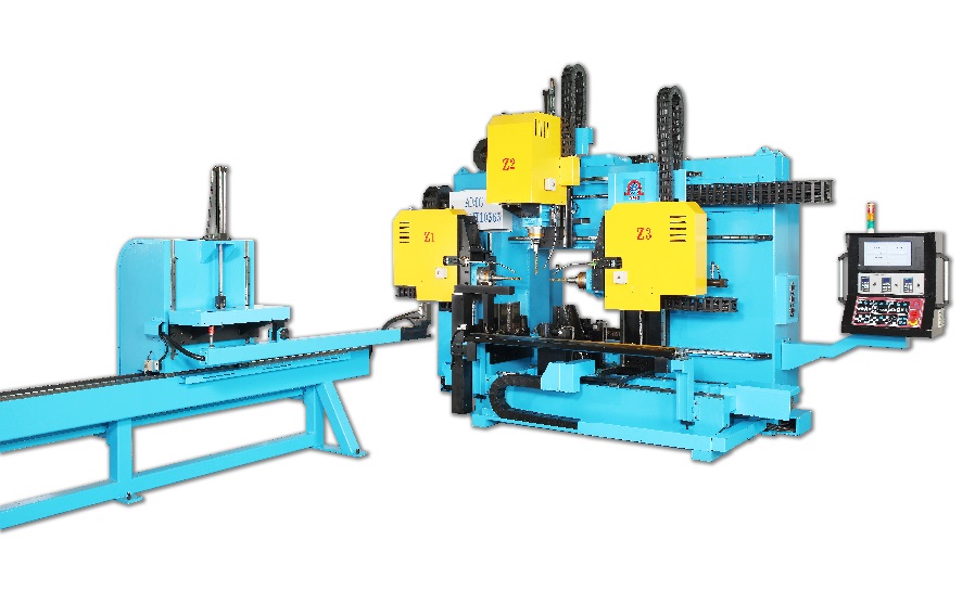 CNC H-Beam Drilling Machine